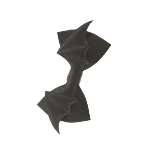Nœud ailes chauve-souris noires pour hommes femmes, longueur réglable, nœud pré-noué pour Halloween