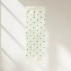 chaussettes tube à deux orteils à pois doux, chaussettes fines en coton à bout séparé, bonneterie respirante, chaussettes mi mollet pour 2 paires de femmes