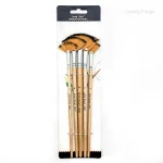 5 pièces pinceaux en éventail pinceau en éventail pour peinture manche en bois pinceaux peinture avec brosses à cheveux en Nylon ensemble brosse en éventail pour Acry 5 pièces pinceaux en éventail pinceau en éventail pour peinture manche en bois pinceaux peinture avec brosses à cheveux en Nylon ensemble brosse en éventail pour Acry