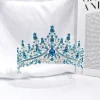 Épingle à cheveux, bijoux pour cheveux, couronnes baroques en cristal, couronne de princesse élégante de luxe, ornement brillant, couvre chef de mariée vintage, fête d'anniversaire