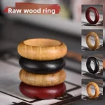 Bagues classiques en bois pour Couple, ensemble de bijoux à la mode en séquoia pour hommes et femmes, accessoires de Style, bagues en bois