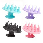 Brosse de Massage du cuir chevelu en Silicone, shampoing, brosse pour le corps, peigne de lavage des cheveux, SPA, bain, douche, outils de Salon de coiffure Brosse de Massage du cuir chevelu en Silicone, shampoing, brosse pour le corps, peigne de lavage des cheveux, SPA, bain, douche, outils de Salon de coiffure