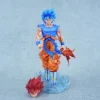 32 cm en stock dragon ball anime figure kirin super bleu goku double tête statue lumineuse pvc modèle à collectionner poupée jouet cadeaux