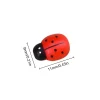 mini accessoires pour cheveux faits à la main, 100 pièces, épingle à cheveux, dessin animé coccinelle, autocollants créatifs, décor décoratif pour réfrigérateur