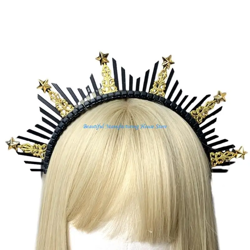e56a bandeau vintage bandeau magnifique baroque diadèmes à pointes casque divinité e56a bandeau vintage bandeau magnifique baroque diadèmes à pointes casque divinité