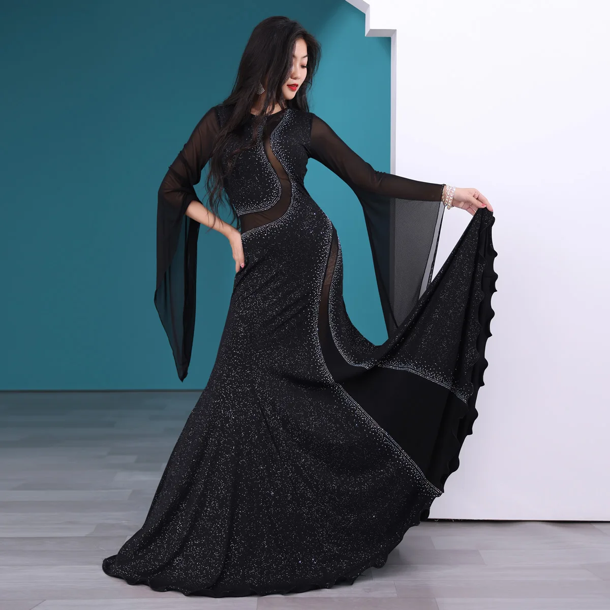 robe de spectacle orientale de danse du ventre, robe de danse du ventre professionnelle pour femmes, robe khaleegy robe de spectacle orientale de danse du ventre, robe de danse du ventre professionnelle pour femmes, robe khaleegy