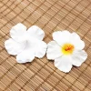10 pièces fleurs d'hibiscus fête hawaïenne fête d'été décorations faciles à poser fleurs artificielles hula filles faveur fleur de décoration de cheveux