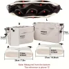 organisateurs de rangement en toile à cordon de serrage, sac à doublure multi poches, sac léger séparateur, sac de rangement de voyage portable
