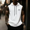 dragon ball majin buu anime hommes sans manches à capuche gilet imprimé graphique muscle débardeur streetwear été gymnastique entraînement haut décontracté