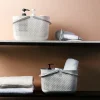 panier de bain portable de style japonais/panier de rangement de salle de bain/caisse de bain