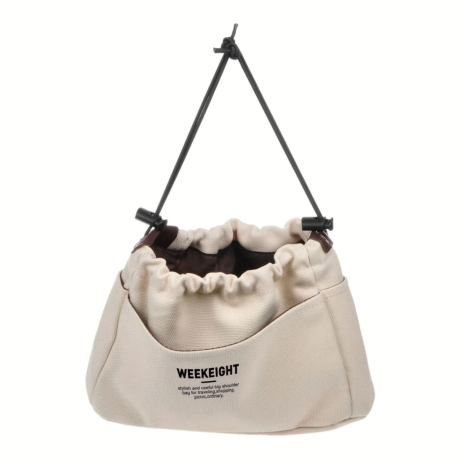 organisateurs de rangement en toile à cordon de serrage, sac de doublure multi poches, sac de rangement de voyage léger et portable 1/2 pièces organisateurs de rangement en toile à cordon de serrage, sac de doublure multi poches, sac de rangement de voyage léger et portable 1/2 pièces