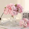 bouquet de branches de fleurs de cerisier, branches courtes, fleur de pêche de printemps, fleur artificielle, décoration de la maison, petit bouquet