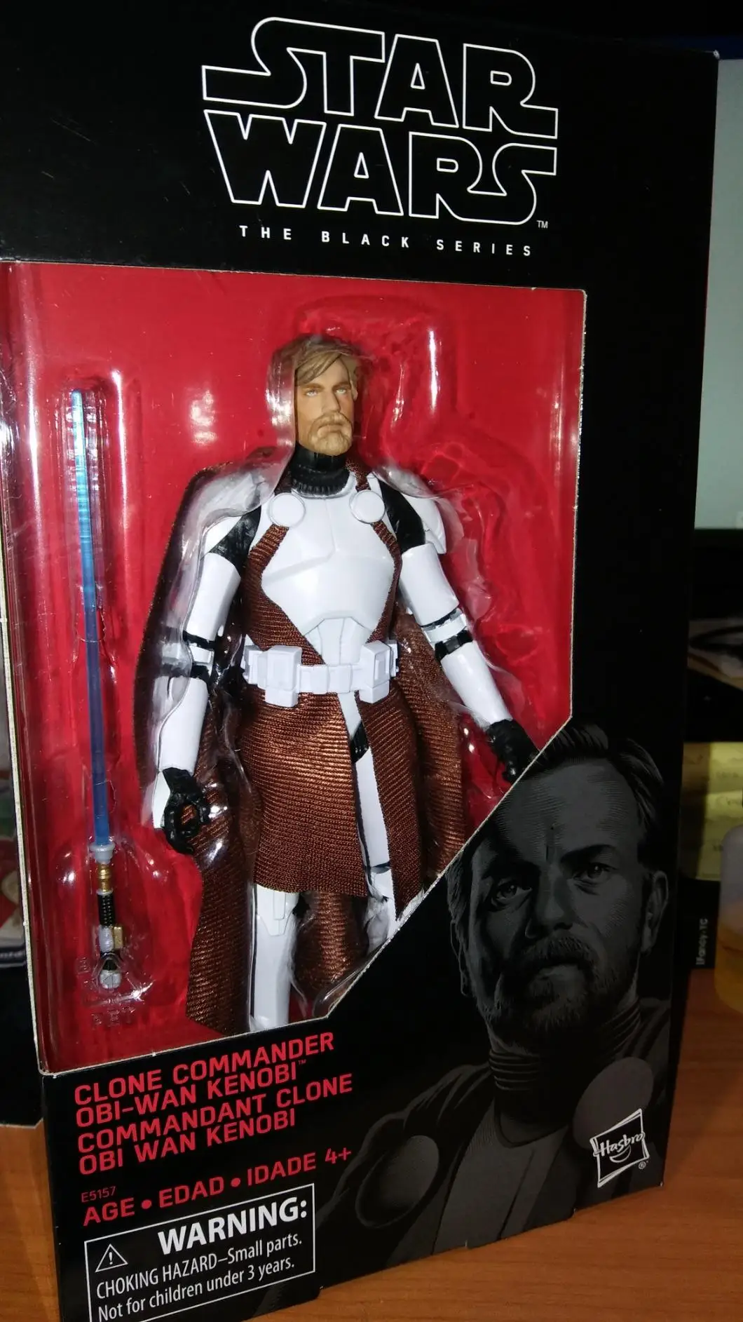 hasbro – figurine originale star wars the black series, 6 pouces, clone commander obi wan kenobi, pour collectionneur, cadeau d'anniversaire e5157 hasbro – figurine originale star wars the black series, 6 pouces, clone commander obi wan kenobi, pour collectionneur, cadeau d'anniversaire e5157