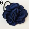 femmes bandeau de cheveux corde couleur unie attaches de cheveux camélia fleur élastique pour queue de cheval scrunchie bandeau dame chapeaux accessoire de cheveux