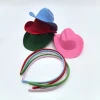 chapeau de cowboy, bandeau de sauna, accessoires pour cheveux, vêtements de sauna, cerceau de fête, outils de coiffure, bandeau de festival