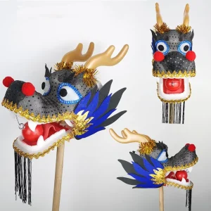 Accessoires tête de Dragon chinois pour adultes, 400 grammes, exercice de Fitness, danse, fournitures de Festival du nouvel an