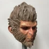 masque intégral en latex black myth wukong, sun wukong monkey, accessoire de cosplay, mascotte tim ade, halloween, fête de carnaval, personnalisé, adulte