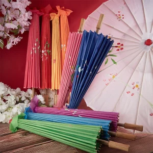 Parapluie en tissu de soie pour femmes, 82/84cm, fleurs de cerisier japonaises, parapluie de danse ancienne, parapluie décoratif en papier huilé de Style chinois Parapluie en tissu de soie pour femmes, 82/84cm, fleurs de cerisier japonaises, parapluie de danse ancienne, parapluie décoratif en papier huilé de Style chinois