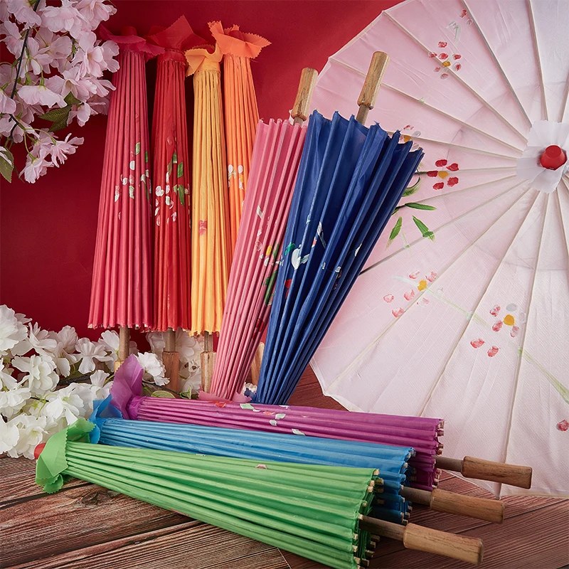 Parapluie en tissu de soie pour femmes, 82/84cm, fleurs de cerisier japonaises, parapluie de danse ancienne, parapluie décoratif en papier huilé de Style chinois Parapluie en tissu de soie pour femmes, 82/84cm, fleurs de cerisier japonaises, parapluie de danse ancienne, parapluie décoratif en papier huilé de Style chinois