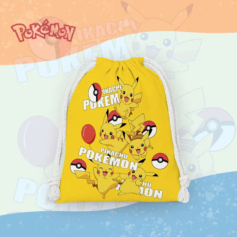 sacs à cordon pokemon, articles divers de voyage, sac de rangement de jouets sous vêtements, sac de maquillage de dessin animé, cadeau de rangement portable sacs à cordon pokemon, articles divers de voyage, sac de rangement de jouets sous vêtements, sac de maquillage de dessin animé, cadeau de rangement portable