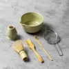 ensemble de fouets matcha en bambou, bol à thé en céramique, outils de fabrication de thé traditionnels japonais, accessoires de cuisine à domicile, cadeau, 4 5 6 pièces