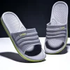 Nouvelles pantoufles antidérapantes à semelle souple pour hommes femmes Couples chaussures de maison confortables intérieur extérieur maison salle de bain sandales de plage