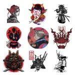 Autocollant drôle de samouraï japonais, exploration de la culture japonaise, décalcomanie à gratter en vinyle, accessoires de voiture, Kokor, Ninja, Bushido