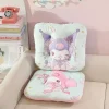 coussin de siège épais kuromi my melody pochacco, motif de dessin animé imprimé, coussin de dossier, décoration de maison de style japonais