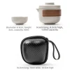 service à thé de voyage, petit cadeau, tasse kuaike portable, un pot, deux tasses, souvenir d'événement professionnel