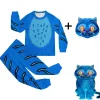 kpop chasseurs de démons tigre cosplay costume chasseurs de démons pyjama ensemble tigre modèle cos vêtements enfants halloween cadeau d'anniversaire