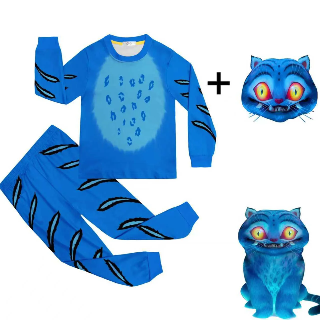 kpop chasseurs de démons tigre cosplay costume chasseurs de démons pyjama ensemble tigre modèle cos vêtements enfants halloween cadeau d'anniversaire kpop chasseurs de démons tigre cosplay costume chasseurs de démons pyjama ensemble tigre modèle cos vêtements enfants halloween cadeau d'anniversaire