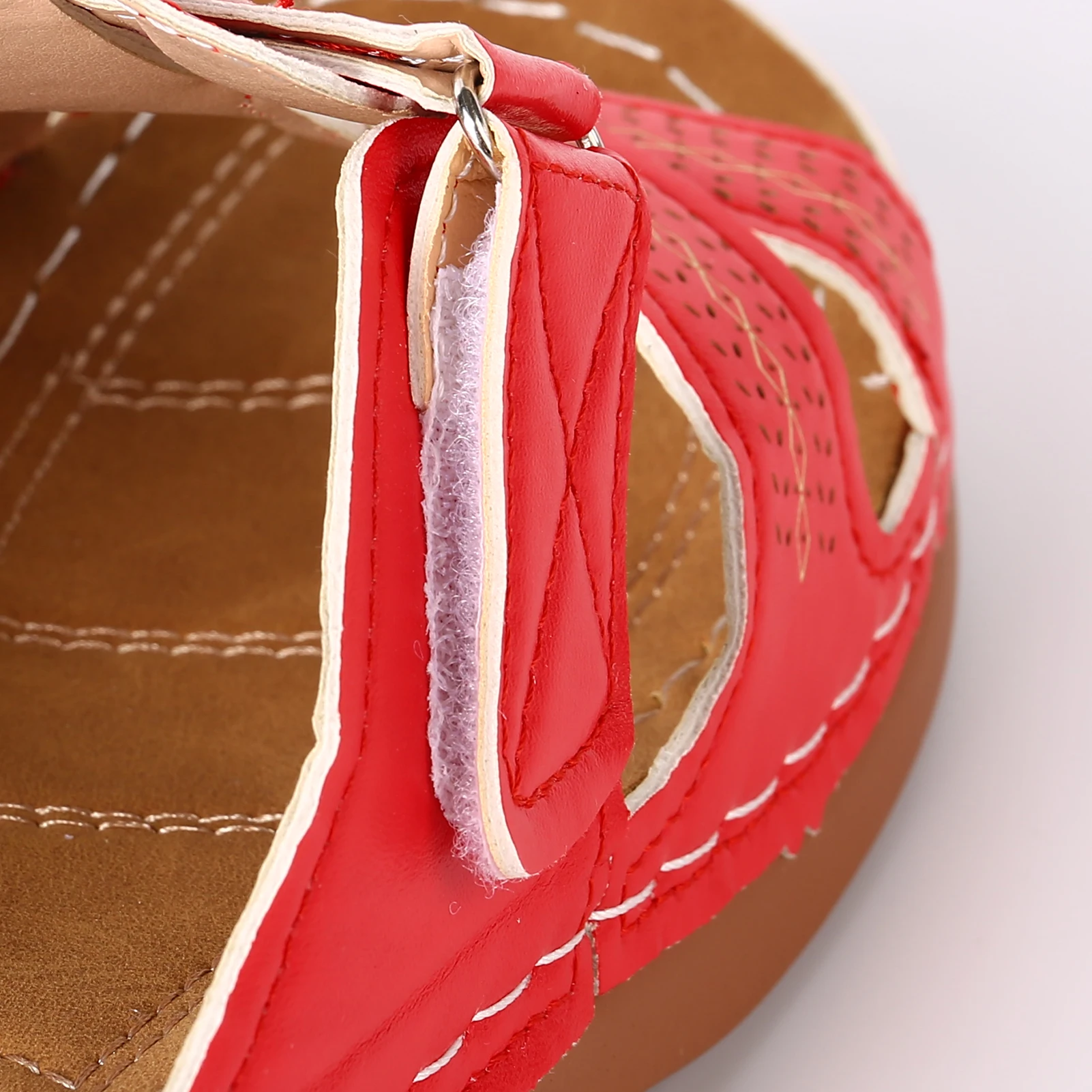 sandales orthopédiques à bout ouvert pour femmes, antidérapantes, respirantes, couleur unie, plates, à clip, adaptées à l'intérieur et à l'extérieur sandales orthopédiques à bout ouvert pour femmes, antidérapantes, respirantes, couleur unie, plates, à clip, adaptées à l'intérieur et à l'extérieur