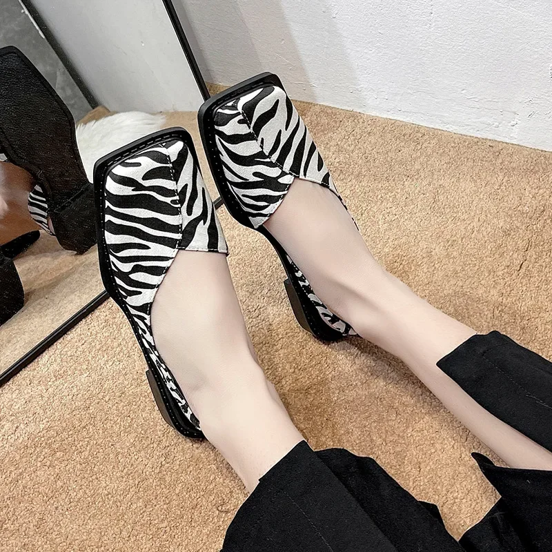 sandales carrées Élégantes pour femme, chaussures plates à talons bas, de marque de styliste, de ix sandales carrées Élégantes pour femme, chaussures plates à talons bas, de marque de styliste, de ix