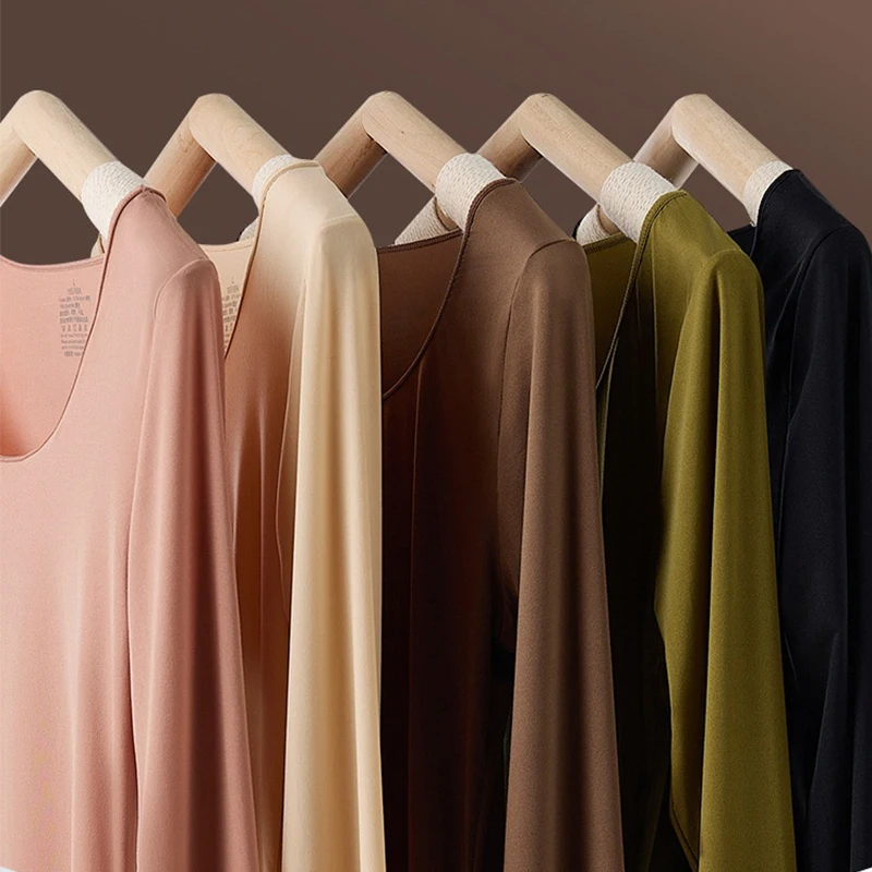 1/2 pièces flarixa sans couture sous vêtement thermique ensemble femmes première couche thermique haut long johns costume hiver thermo vêtements dames mince 1/2 pièces flarixa sans couture sous vêtement thermique ensemble femmes première couche thermique haut long johns costume hiver thermo vêtements dames mince