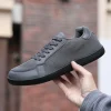 chaussures décontractées à bout large pour hommes et femmes, pieds nus, semelle souple, plates, antidérapantes, de marche, grande taille, confortables