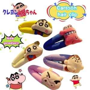 Crayon shin-chan Boochan Nohara Shiro, haute valeur de couleur, nouvelle épingle à cheveux créative, dessin animé fille, frange, décoration, couvre-chef latéral Crayon shin-chan Boochan Nohara Shiro, haute valeur de couleur, nouvelle épingle à cheveux créative, dessin animé fille, frange, décoration, couvre-chef latéral