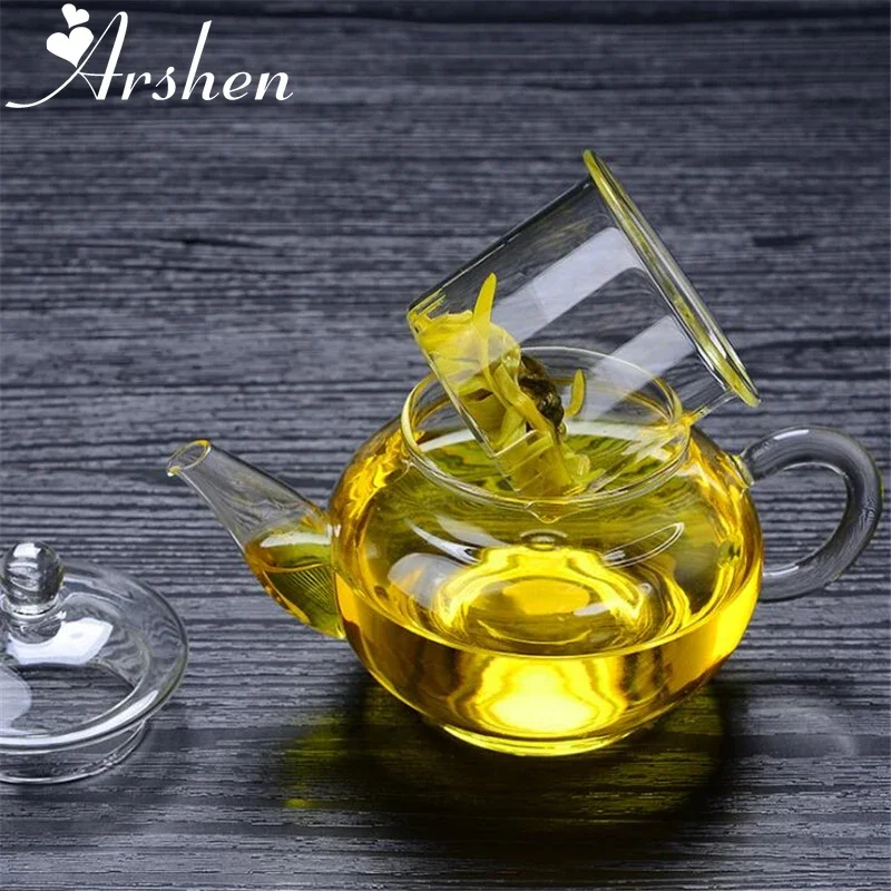 arshen – théière en verre filtrée et résistante à la chaleur de 250ml, double paroi ou avec théière à ressort en acier inoxydable, théière en verre transparent arshen – théière en verre filtrée et résistante à la chaleur de 250ml, double paroi ou avec théière à ressort en acier inoxydable, théière en verre transparent