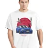 coton initial d t shirt hommes femmes harajuku esthétique surdimensionné t shirt drôle jdm légende voiture t shirt horizon r34 t shirt