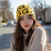 chapeau tricoté hip hop tendance, chapeau en laine jacquard décontracté, chapeau mocassin d'extérieur résistant au froid et au vent