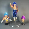 35cm dragon ball figure son goku kakarotto bejita yonsei trois têtes figurines d'anime pvc statue modèle action figurine cadeau jouet