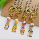 Porte-clés chat porte-bonheur en métal, pendentif de sac, sécurité routière, garde royale, décoration de jardin, cadeau d’anniversaire en plein air Porte-clés chat porte-bonheur en métal, pendentif de sac, sécurité routière, garde royale, décoration de jardin, cadeau d’anniversaire en plein air