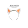 bandeau de sauna en fourrure pour chaton, oreilles d'animaux en peluche, bandeau de dessin animé pour le maquillage, le lavage du visage, le costume, les accessoires pour cheveux