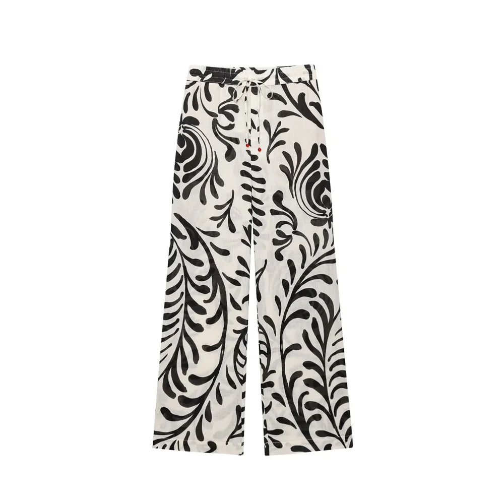 nouveaux vêtements d'extérieur de style kimono imprimés à la mode pour femmes d'automne et pantalons taille haute nouveaux vêtements d'extérieur de style kimono imprimés à la mode pour femmes d'automne et pantalons taille haute