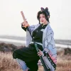 anime demon slayer cosplay costume, kimetsu no yaiba, kochou shisa bu, kimono, vêtements d'halloween, adulte, enfants