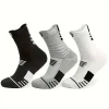 Chaussettes d’équipage athlétiques confortables pour hommes, coussin de performance, adaptées aux sports de plein air, 3 paires Chaussettes d’équipage athlétiques confortables pour hommes, coussin de performance, adaptées aux sports de plein air, 3 paires