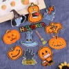 Autocollants Brodés en Forme de Citrouille pour Halloween, Accessoires pour Vêtements, Chaussures, Chapeaux, Sacs à Dos, 152 Pièces