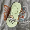 snoopy chaussettes fille décontracté polyvalent tendance mode chaussettes invisibles dessin animé autour antidérapant mince respirant chaussettes femmes cadeau