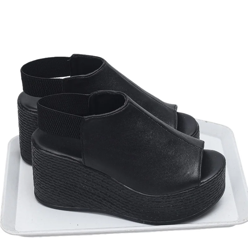 2025 été nouvelle mode bout ouvert sexy pente talon fond épais décontracté simple grandes femmes sandales à talons hauts 35 43 2025 été nouvelle mode bout ouvert sexy pente talon fond épais décontracté simple grandes femmes sandales à talons hauts 35 43