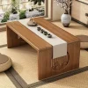 Table pliante polyvalente en bambou – Style japonais, parfaite pour la chambre à coucher et l’étude, conception durable de taille basse avec finition lisse Table pliante polyvalente en bambou – Style japonais, parfaite pour la chambre à coucher et l’étude, conception durable de taille basse avec finition lisse