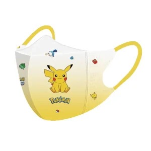 Masque imprimé 3D de la série Pokémon pour enfants, dessin animé, mignon, protecteur, poulet, emballé, étudiant, vente en gros, nouveau Masque imprimé 3D de la série Pokémon pour enfants, dessin animé, mignon, protecteur, poulet, emballé, étudiant, vente en gros, nouveau